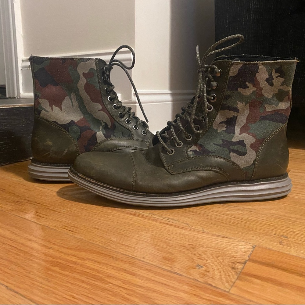 Cole Haan Lunargrand Camo Waterproof Boots